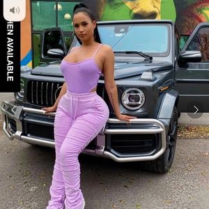 Stack sweatpants - lavender